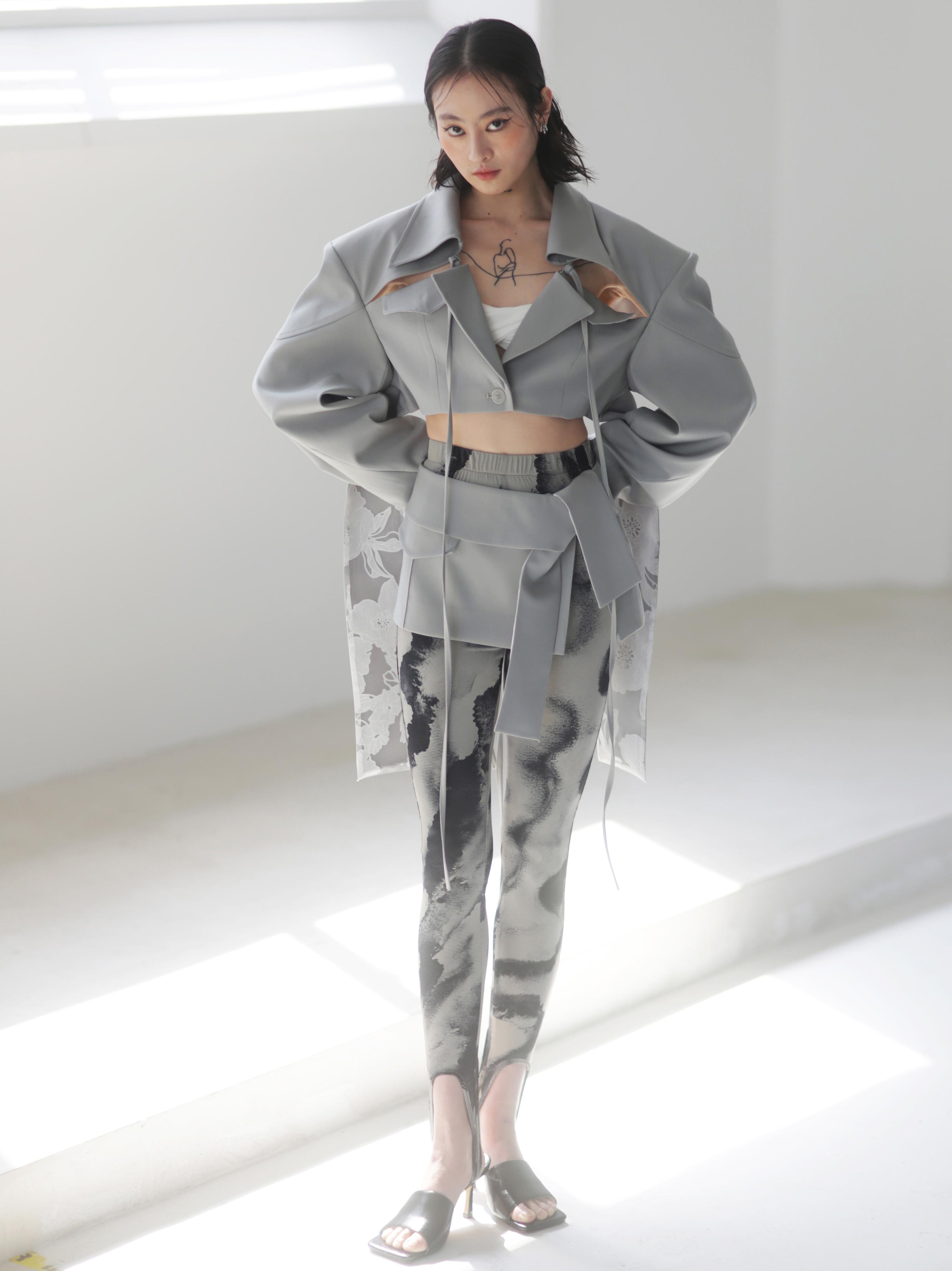 Lace -Up Miniskirt APron -JNYLON STUDIOS – ARCANA ARCHIVE