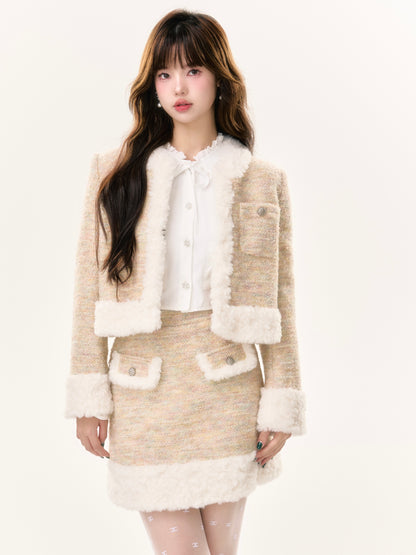 Boa Cute Cute Jacket&amp;Skirt