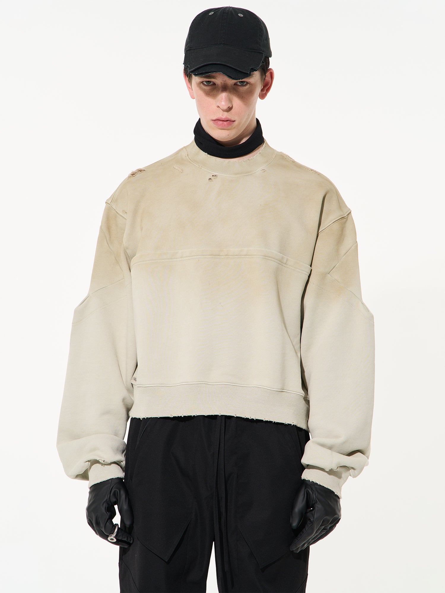 Gradation Simple Sweat Casual Pullover – ARCANA ARCHIVE