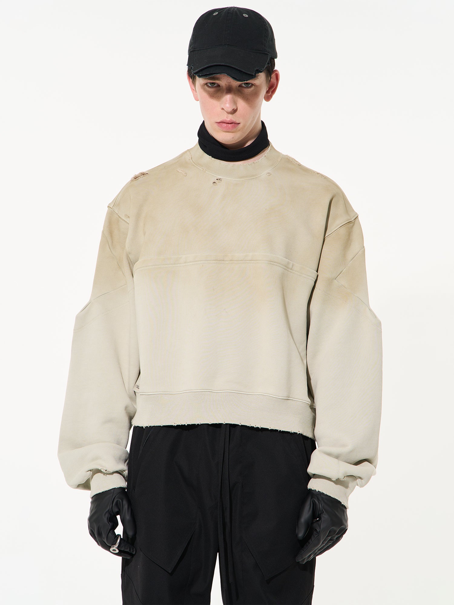 Gradation Simple Sweat Casual Pullover