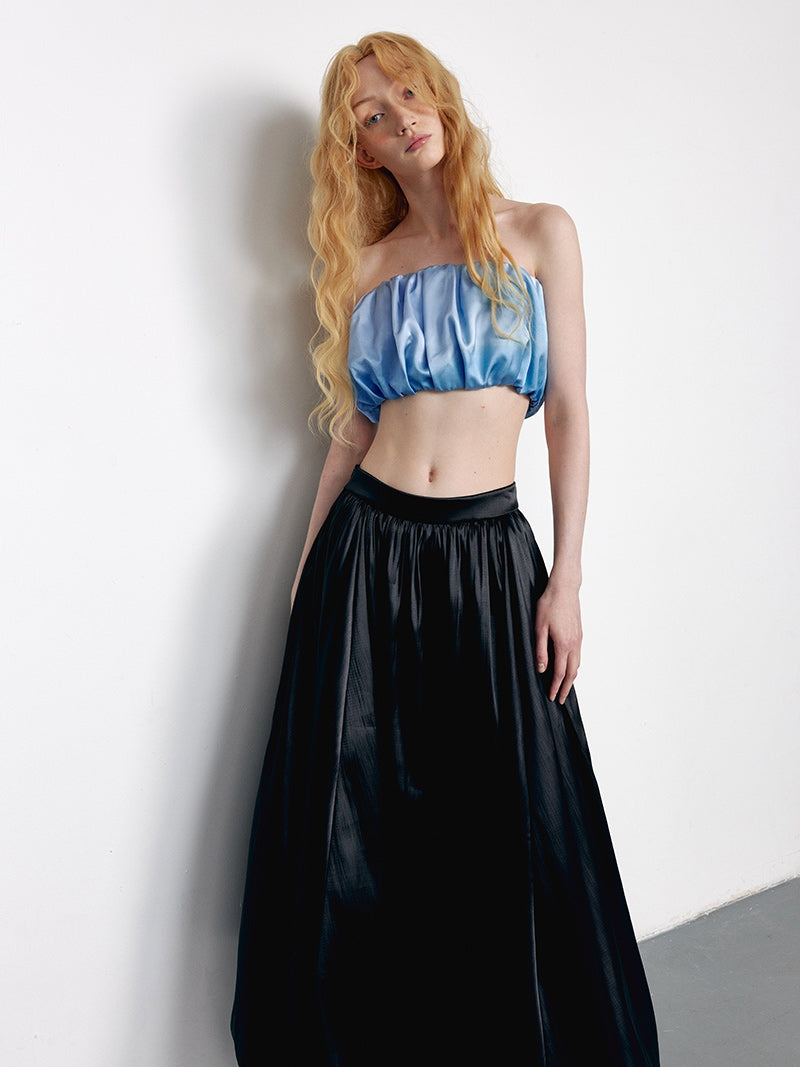 Gradation Glossy High-end elegant Tube-Top