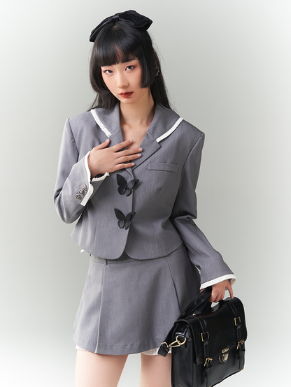 College-style Sailor Butterfly Jacket