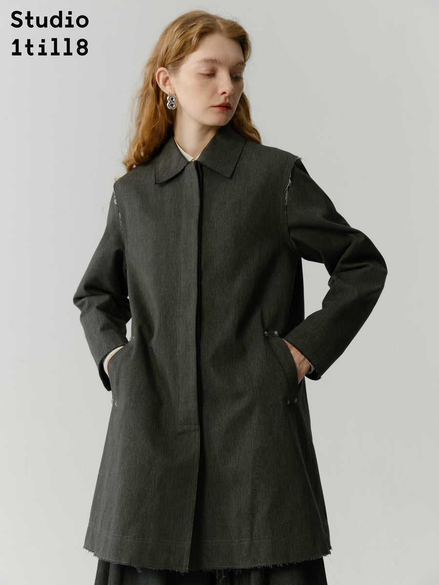 LONG CICHI FORMAL CLASSY STENKLER -COAT -Studio1Till8 – ARCANA ARCHIVE