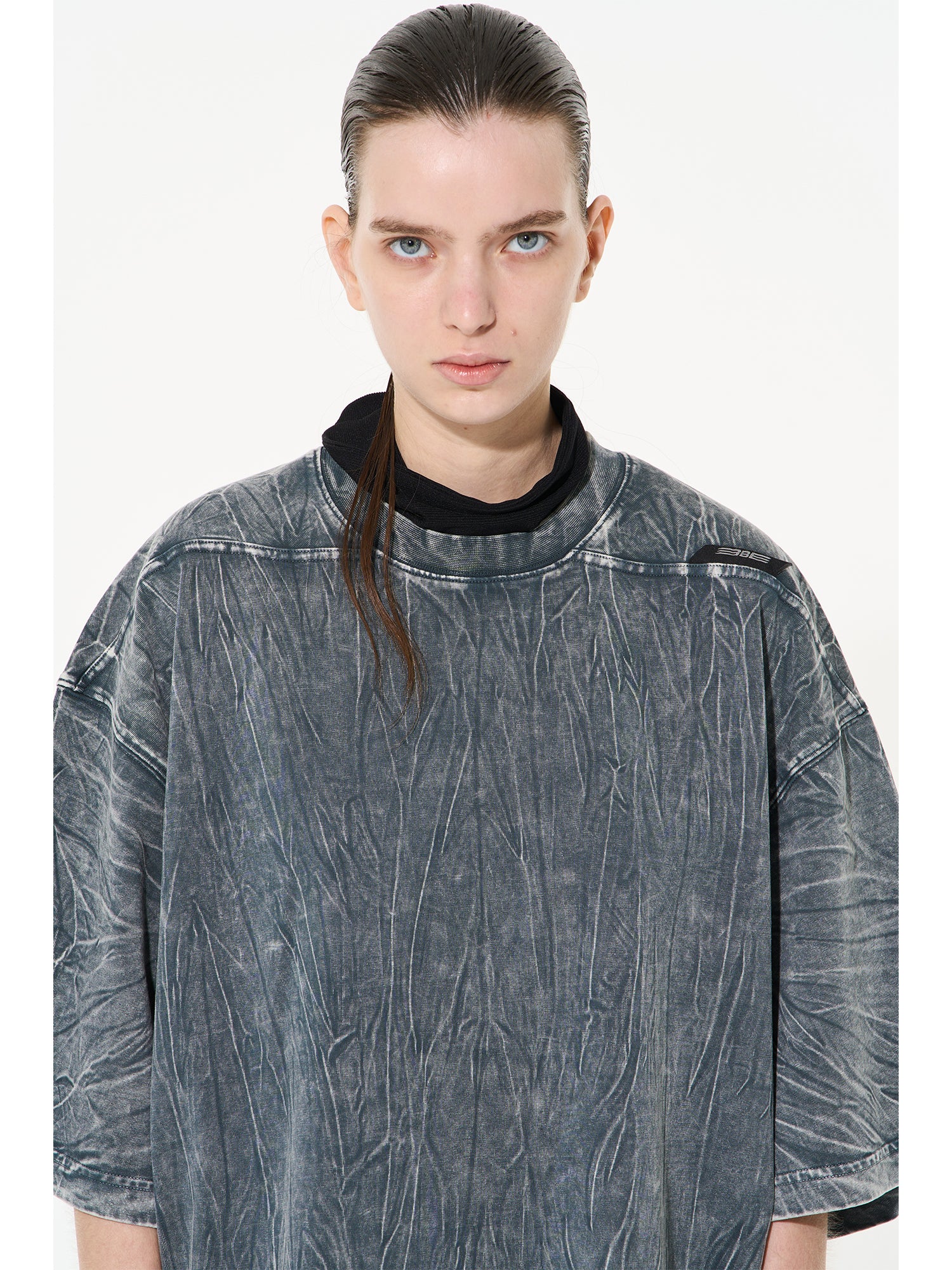 Unisex Wrinkled Oversize Cutsew