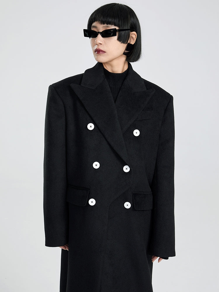 Handsome Wool Cool Long-Coat