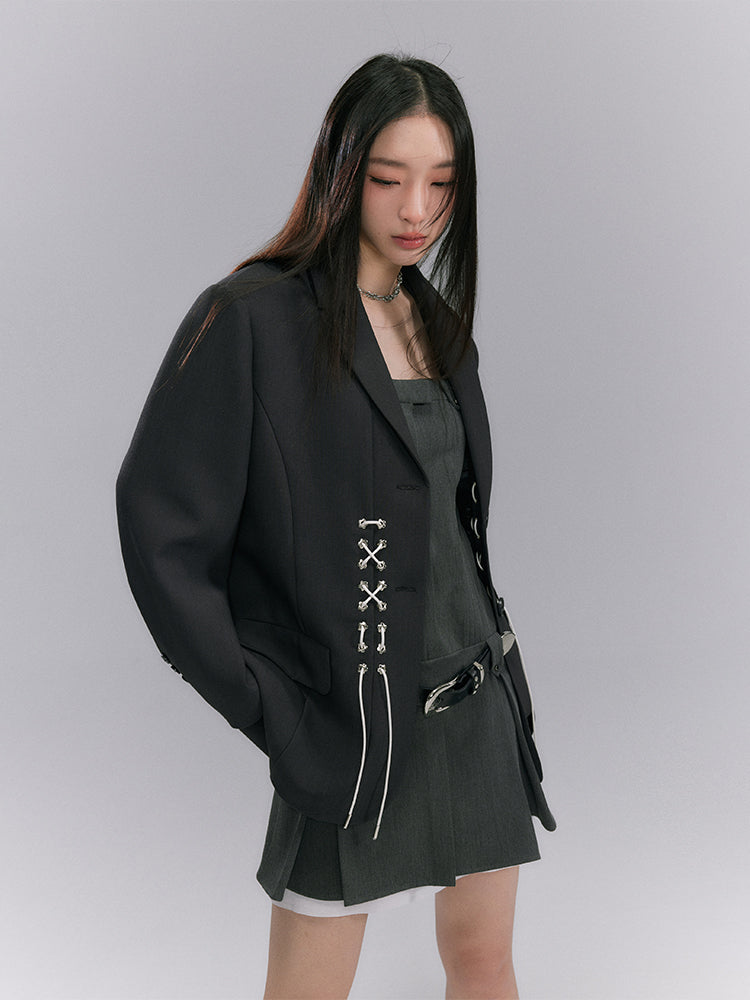 Lace-Up Nichi Oversize Jacket