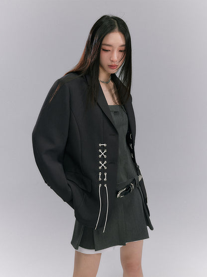 Lace-up Nichi Oversize Jacket