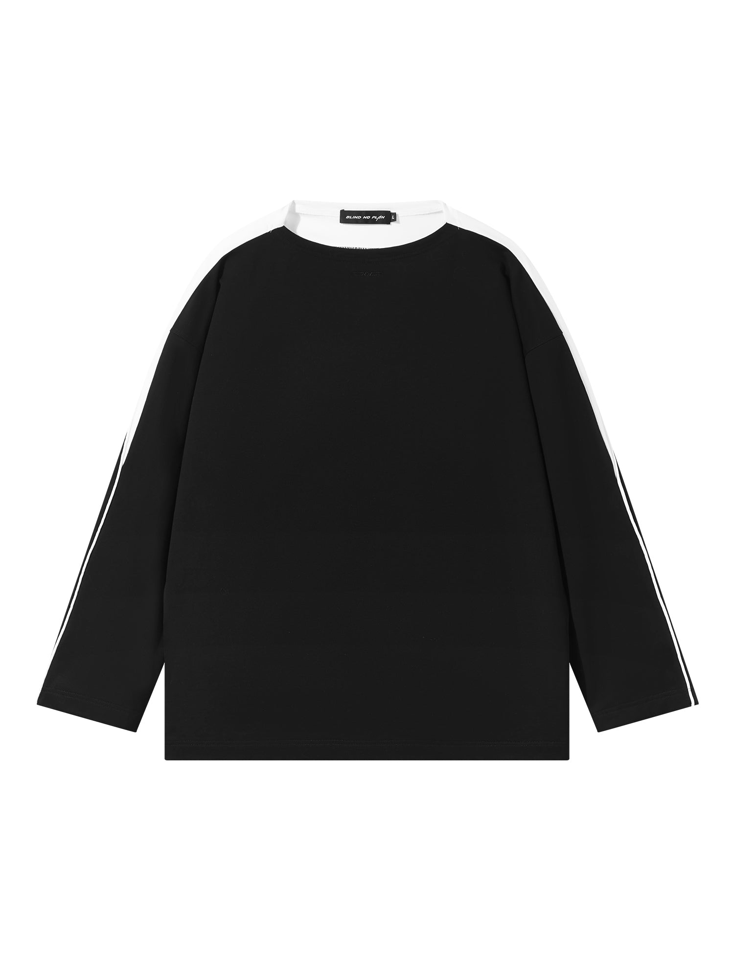 Unisex Side-line Casual Monotone Cutsew