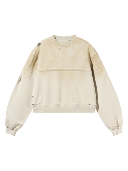 Gradation Simple Sweat Casual Pullover