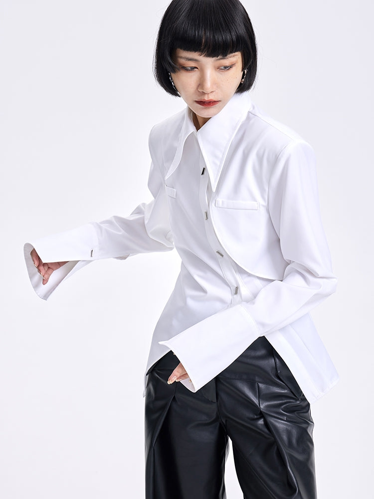 Asymmetry Nichi Slit Shirt