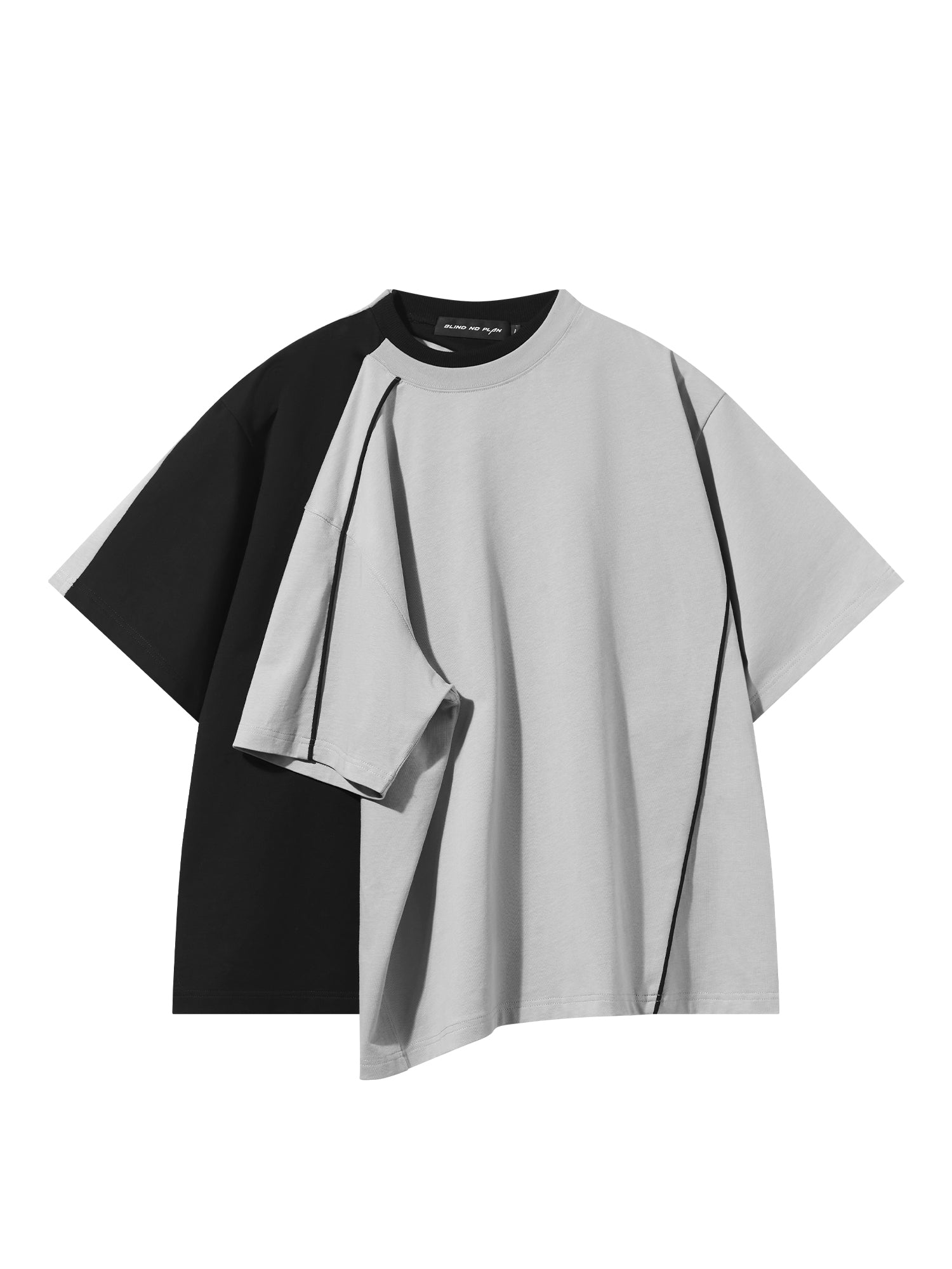 Asymmetry Nichi Contrast T-shirt