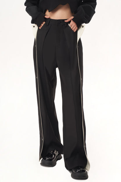 WRAP NICHI LINE WIDE PANTS