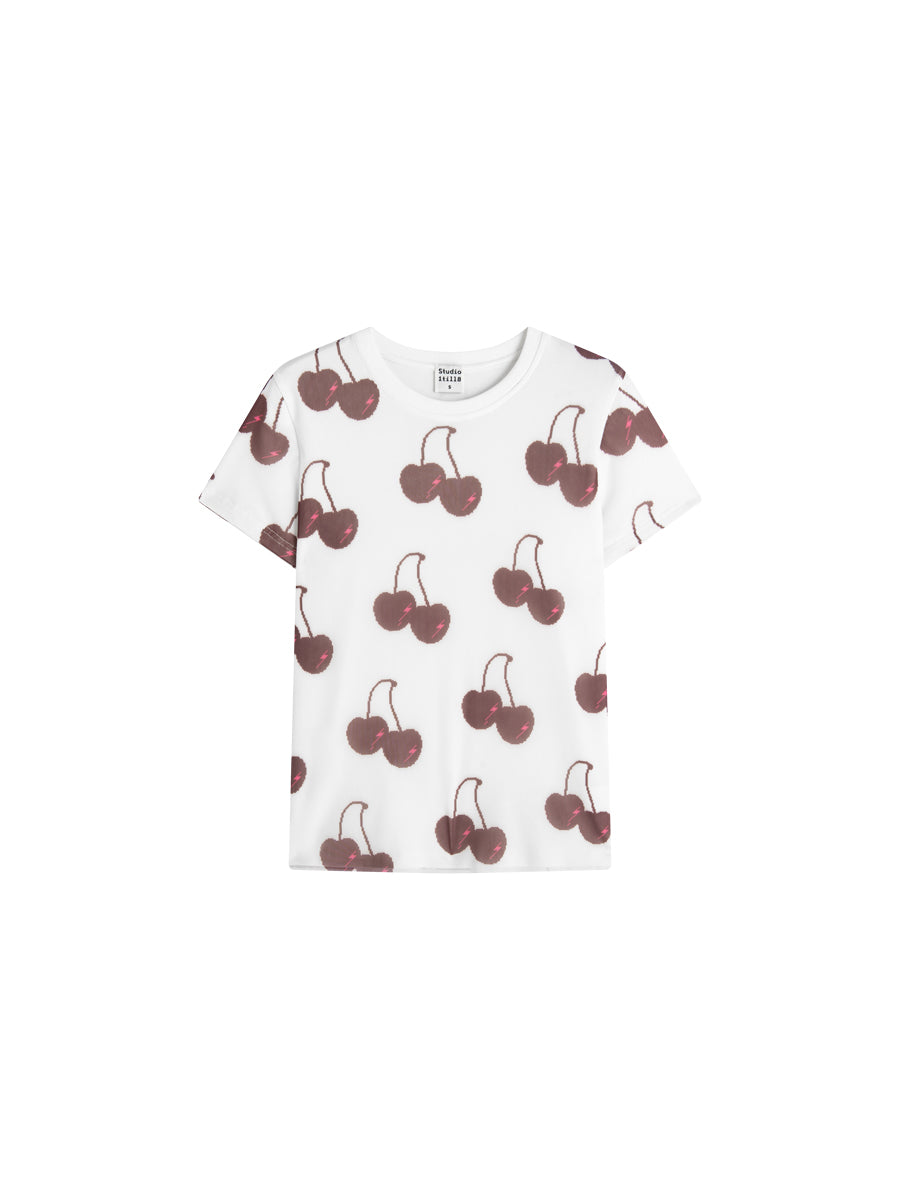 Cherry Casual Pop T-Shirt