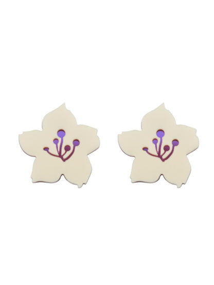 Cherry Blossom Pattern Earrings