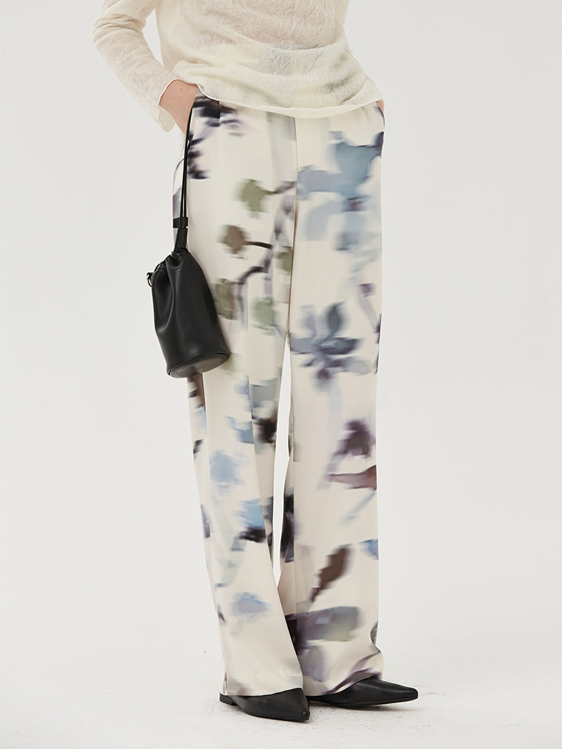 Equipment Jacqueline Floral Print Trousers, Eden/Mutli, XS