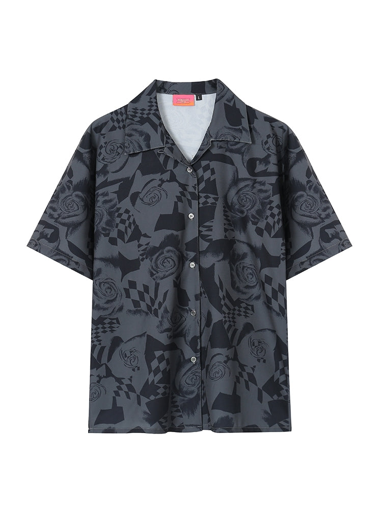 Rose Flower Loose Nichi Shirt