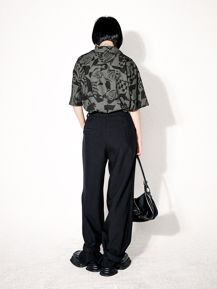 Rose Flower Loose Nichi Shirt