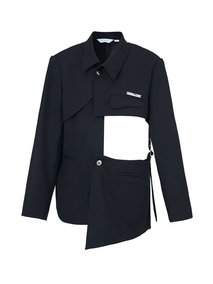 Short-Jacket Choker Vest One-Piece-NORTH NODE – ARCANA ARCHIVE