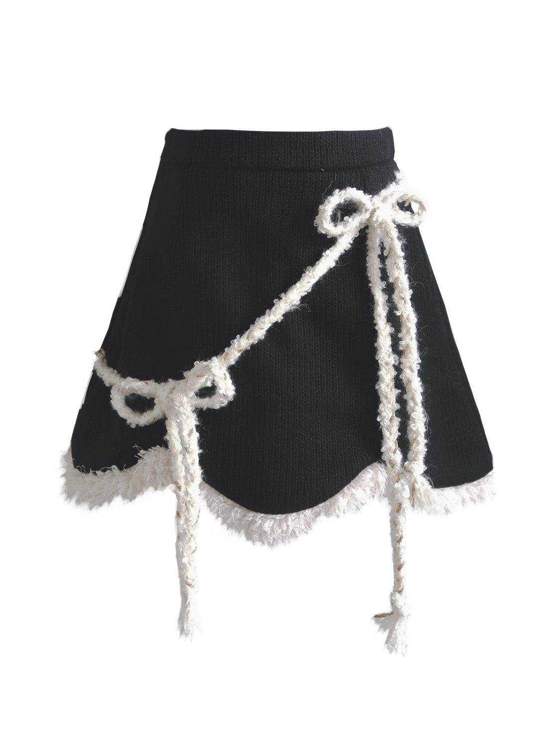 Ribbon Unique Flare Cute Skirt