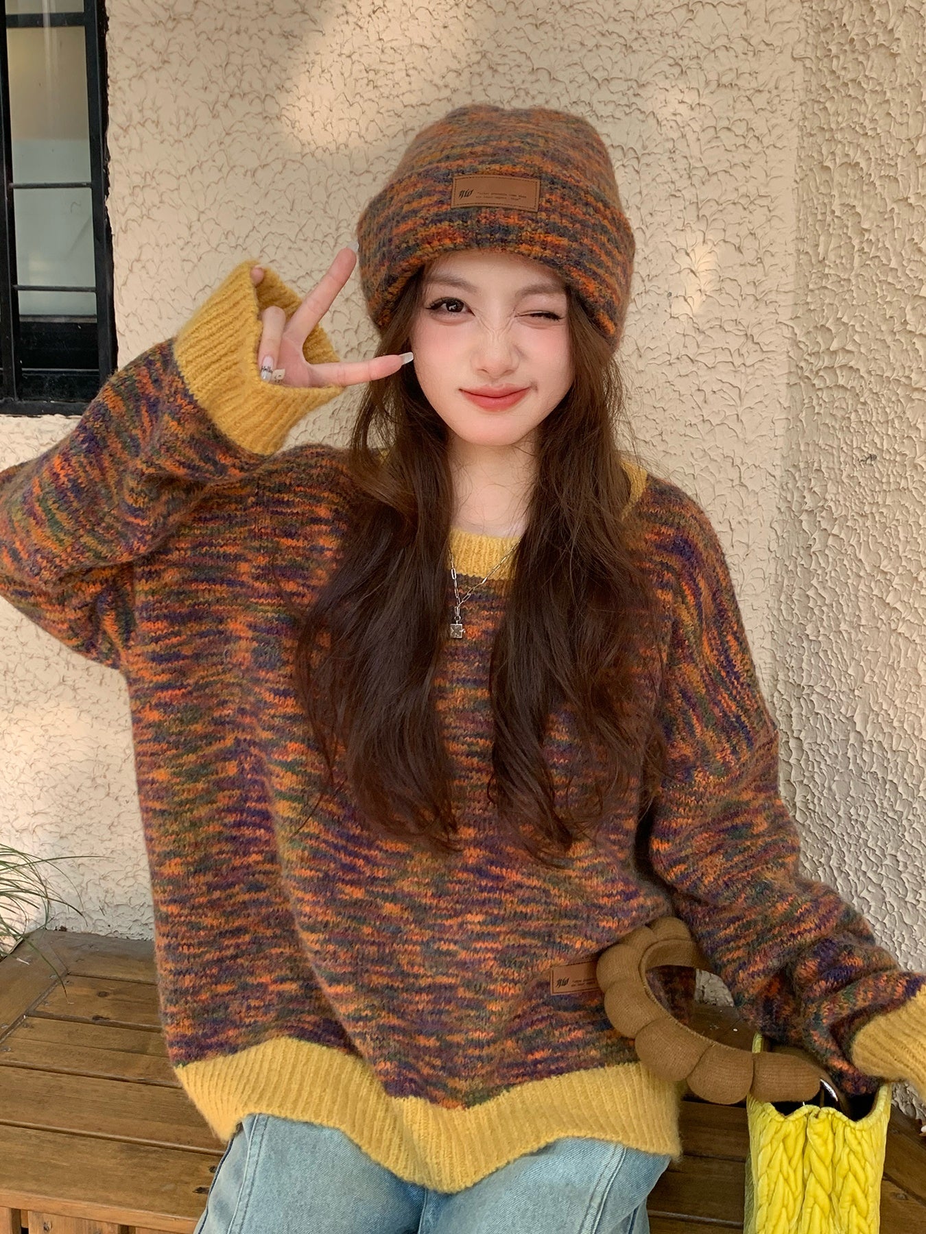 COLORFUL CASUAL MUFFLER & KNIT -HAT -NIMO WANG – ARCANA ARCHIVE