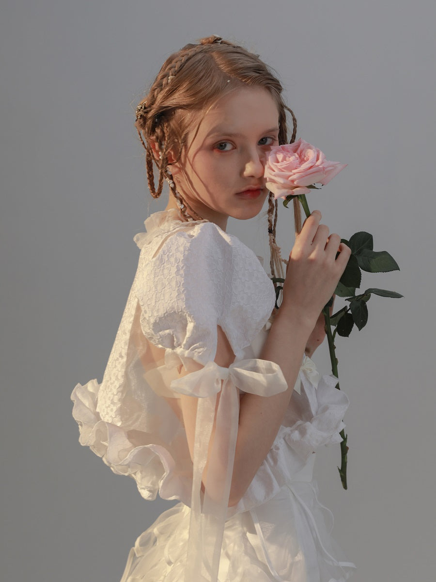 Sweet Frill Fluffy Elegant Blouse - Group of Universe – ARCANA ARCHIVE