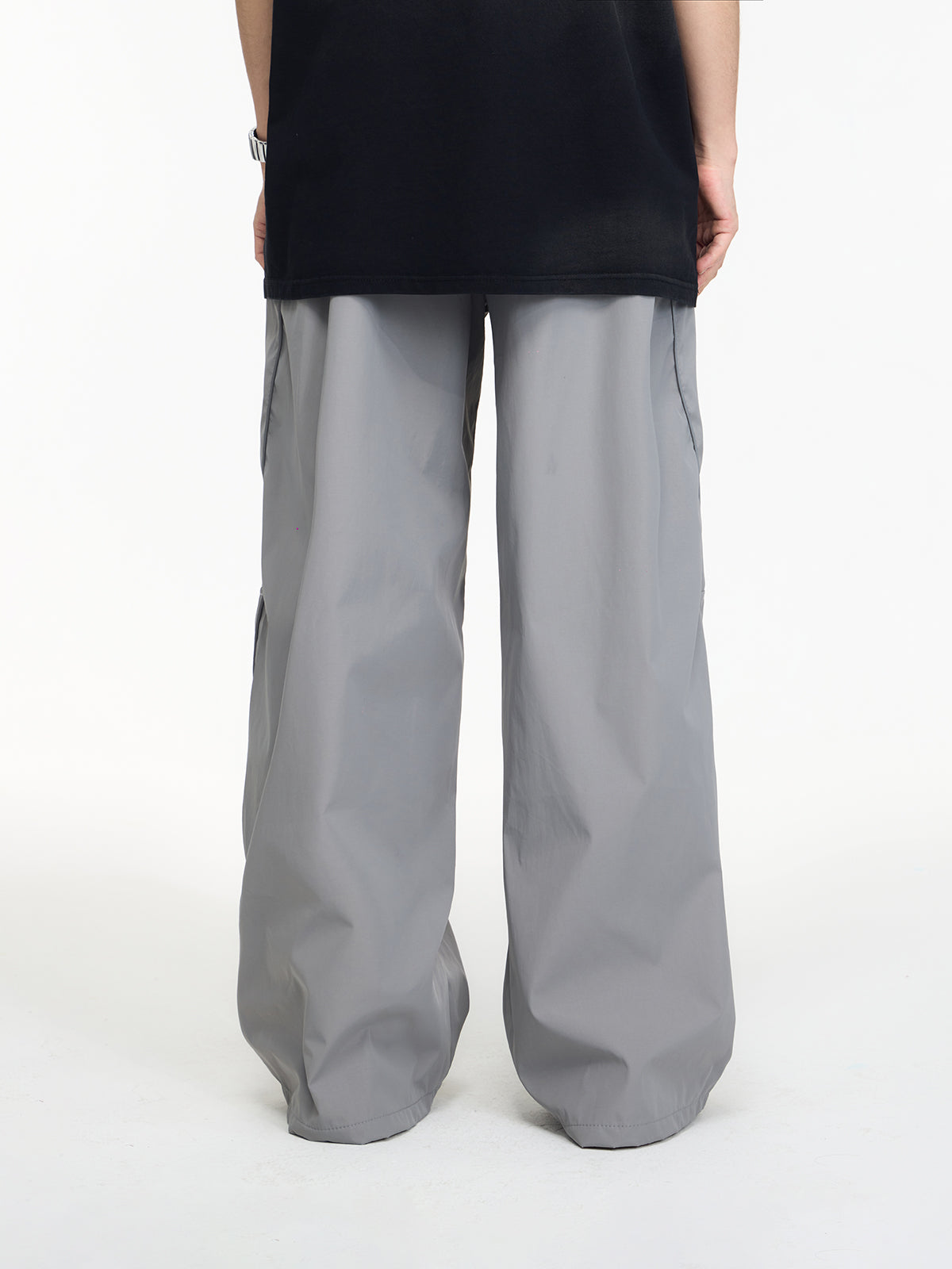 Unisex Plain Loose Relax Casual Wide-Pants