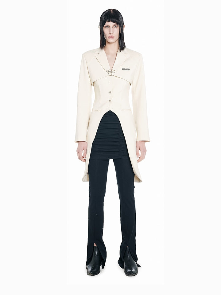 Swallow-Tail Long Pants Jacket