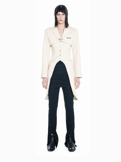 Swallow-tail Long Pants Jacket