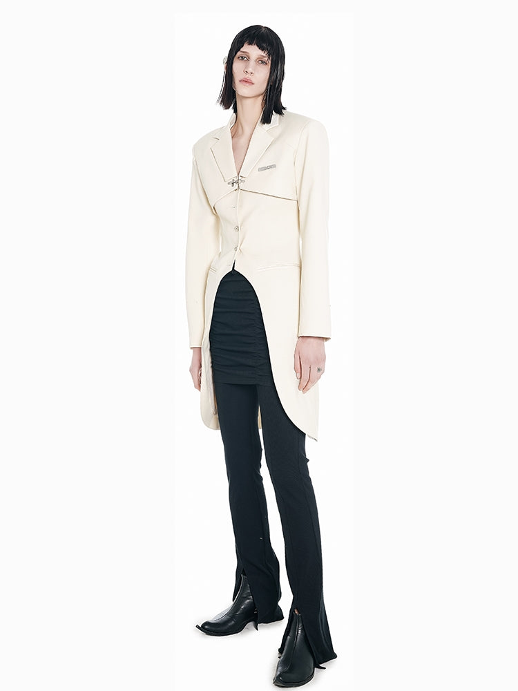 Swallow-Tail Long Pants Jacket