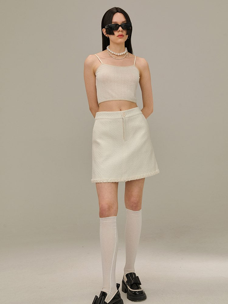 High-Waiste Slim A-LINE SKIRT