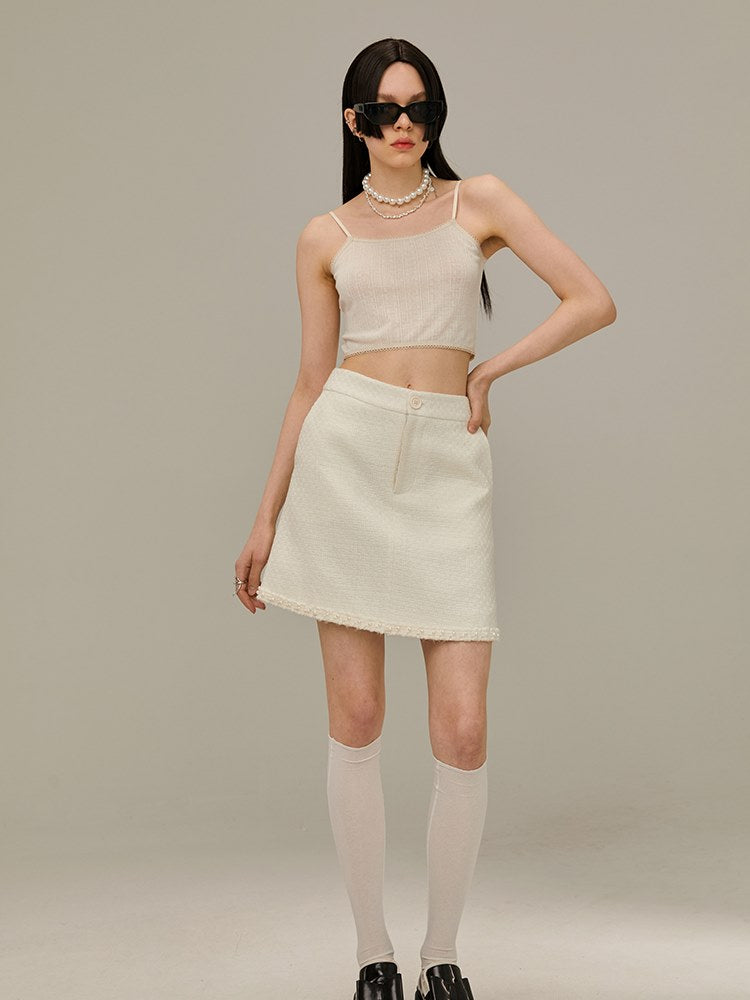 High-Waiste Slim A-LINE SKIRT