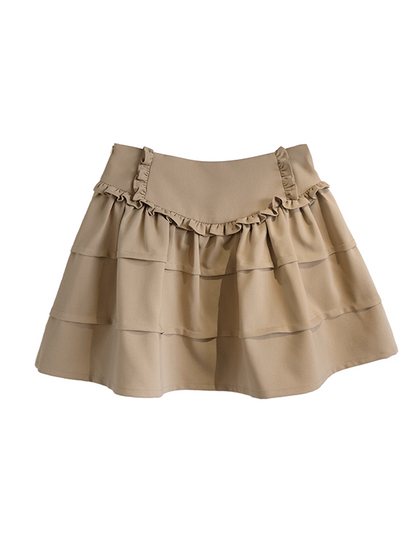 Back-ribbon 2way Nichi Frill Tiered Jacket＆Skirt