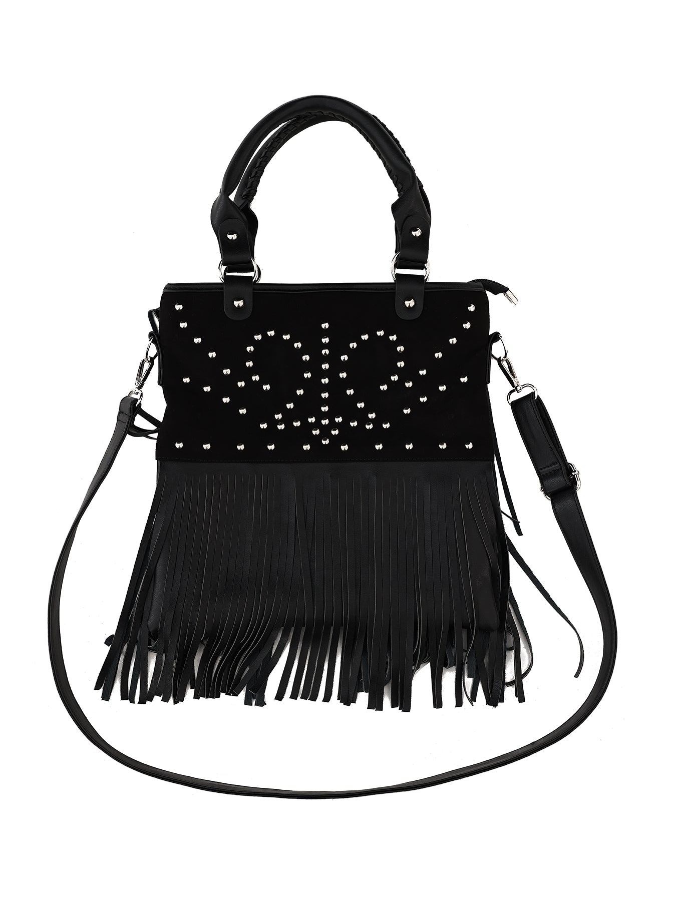 Studs 2way Western Fringe Bag