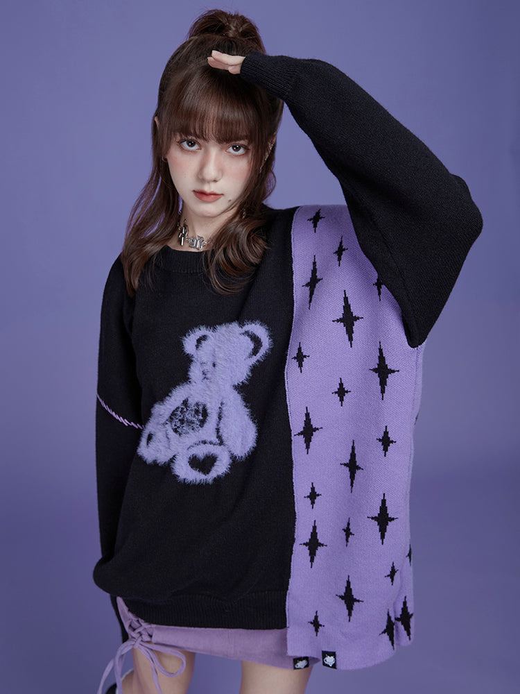 Ourship Bear Star Asymétrie tricot