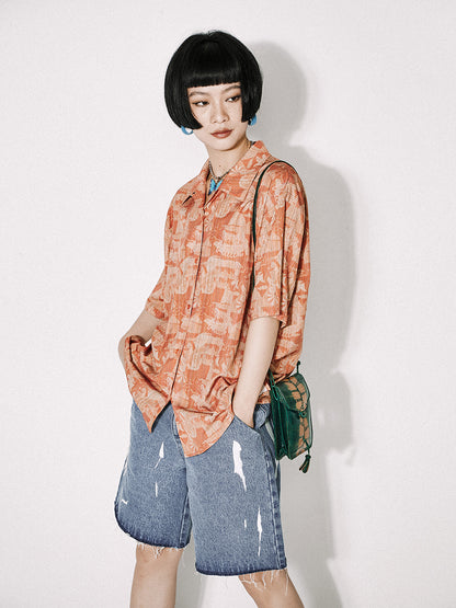 Nichi Colorful Loose Shirt