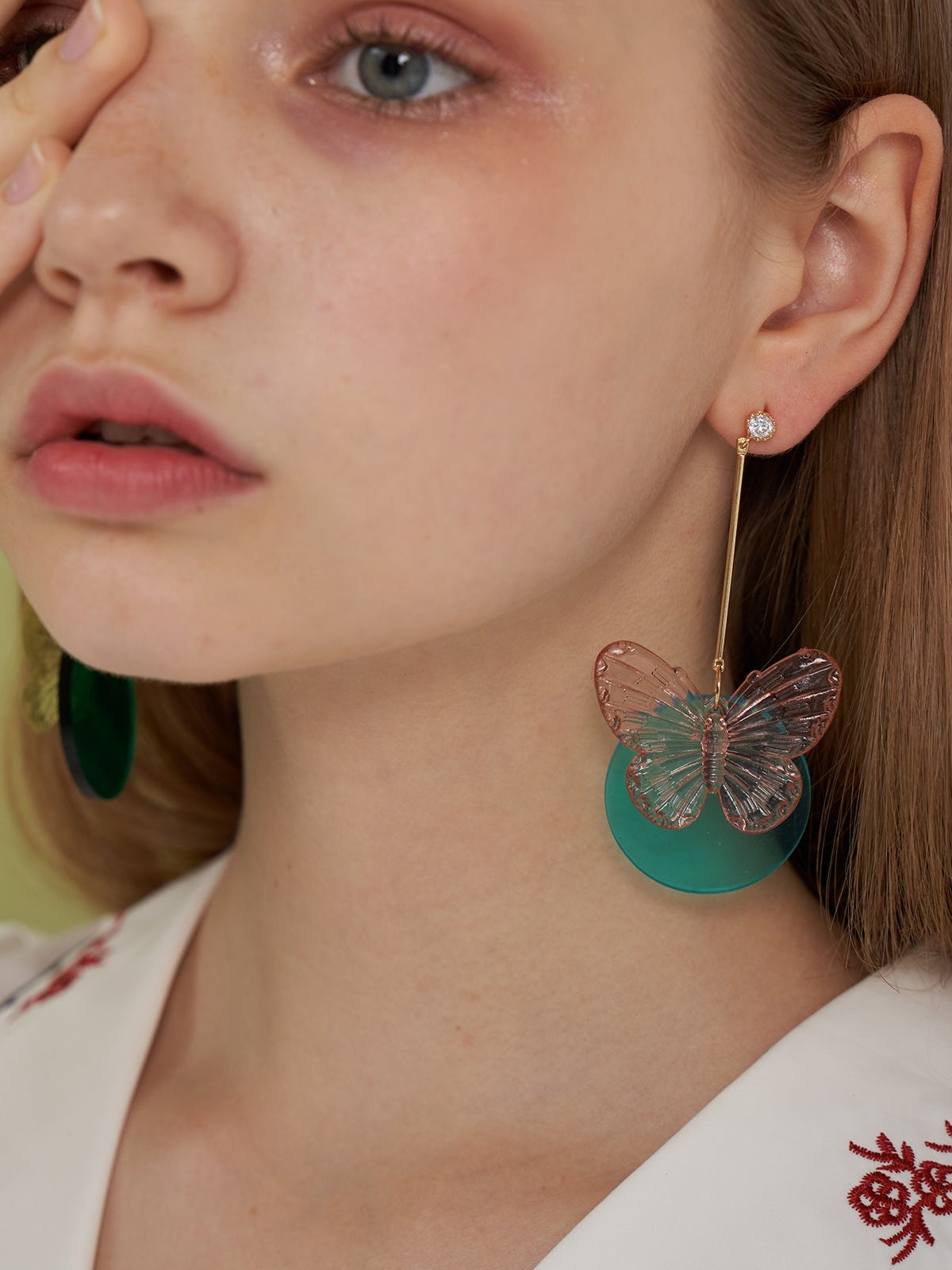 Transparent Butterfly Earrings