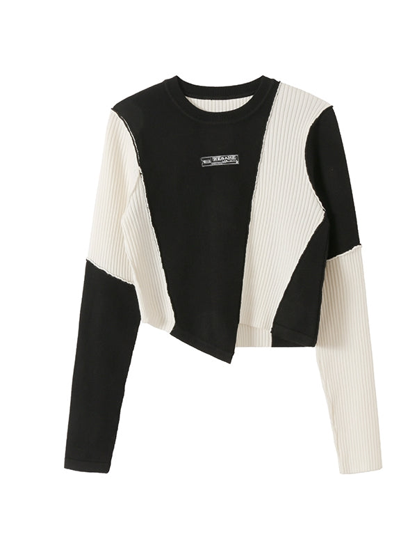 Asymétrie monotone Nichi tricot