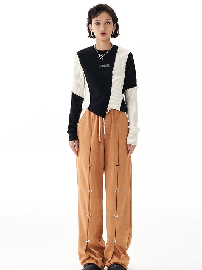 Monotone Asymmetry Nichi Knit