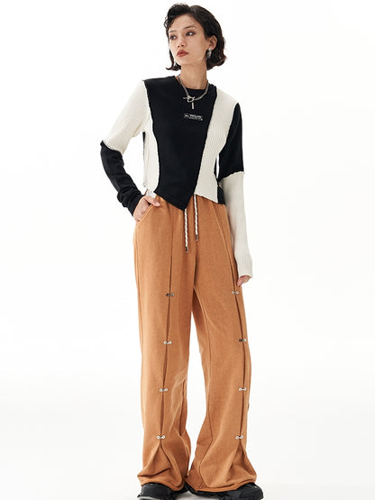 Monotone Asymmetry Nichi Knit