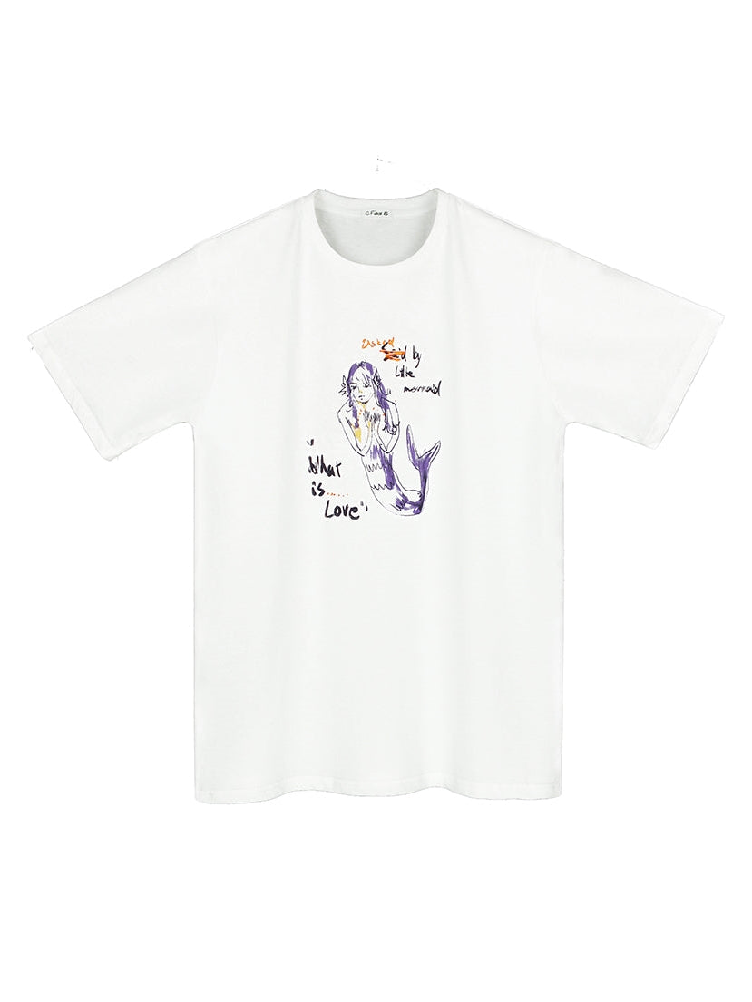 T-shirt de petite sirène