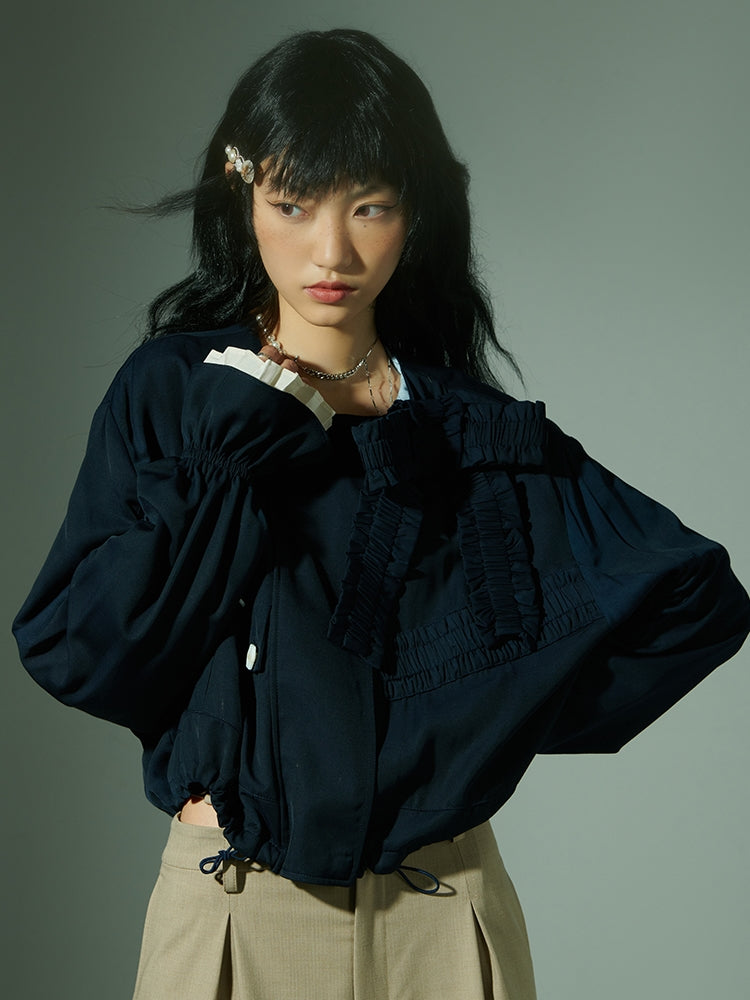 HAVEL studio】PLEATED GATHER BLOUSE | www.innoveering.net