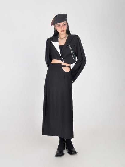 Slit Flare Nichi Long Skirt