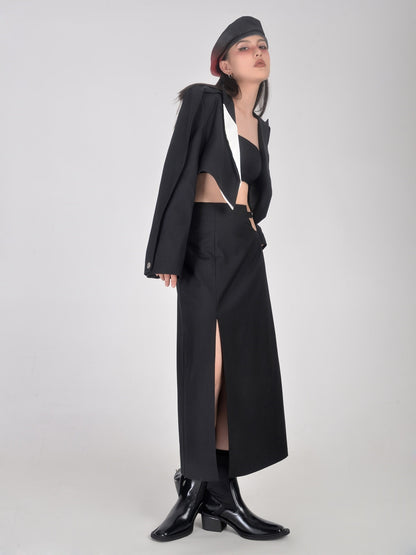 Slit Flare Nichi Long Skirt