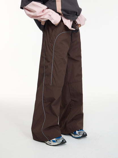 Unisex Plain Loose Relax Casual Wide-Pants