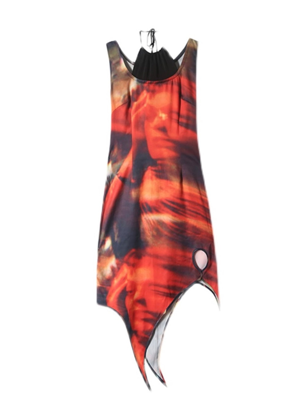 Nichi Irregular Watercolor One-piece