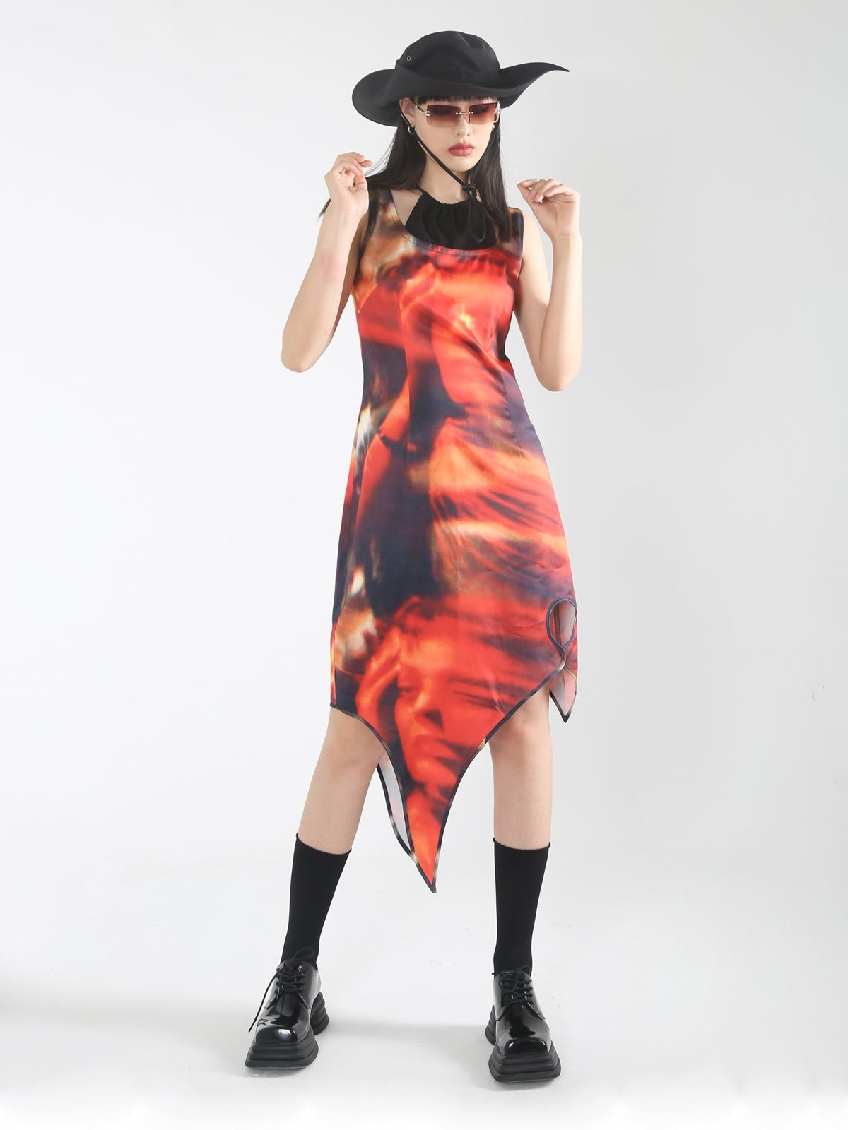 Nichi IRREGULAR WATERCOLOR ONE-PIECE