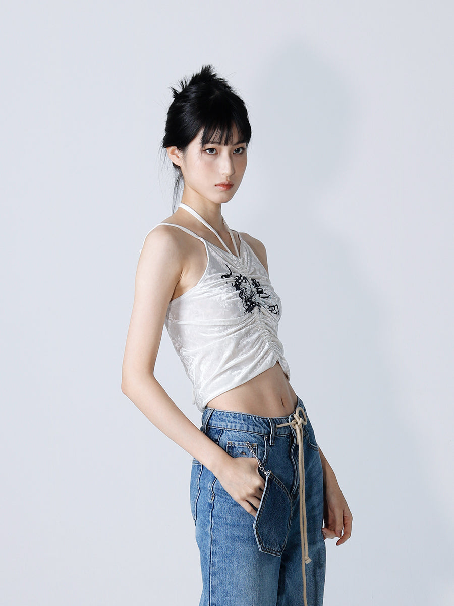 Nichi Cropped Retro Camisole