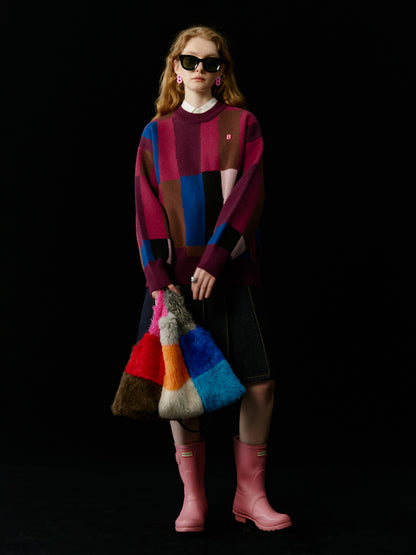 Chic Colorful Gaudy Knit