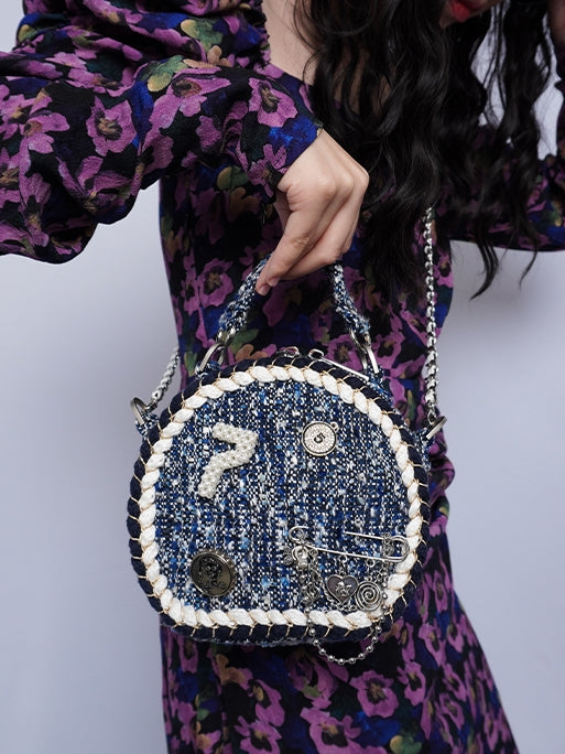 Fragrance Round Chain Shoulder Pearl Bag -Rebirth – ARCANA ARCHIVE