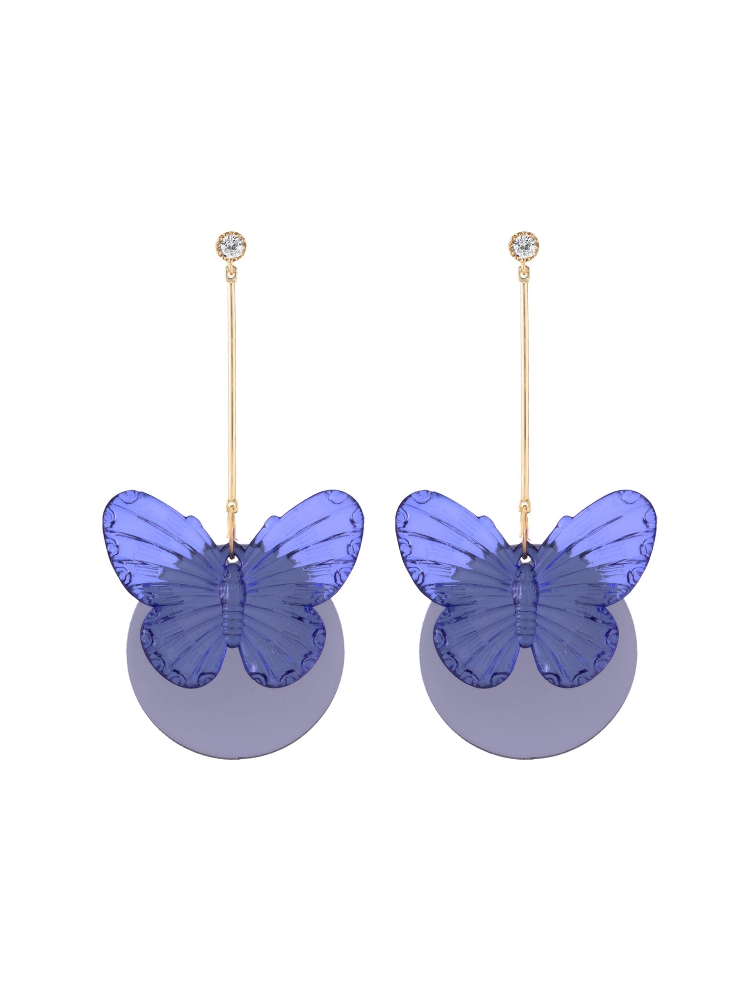 Transparent Butterfly Earrings